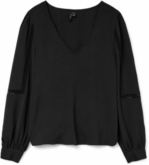 VERO MODA Blúzka 'VMALVA'  čierna