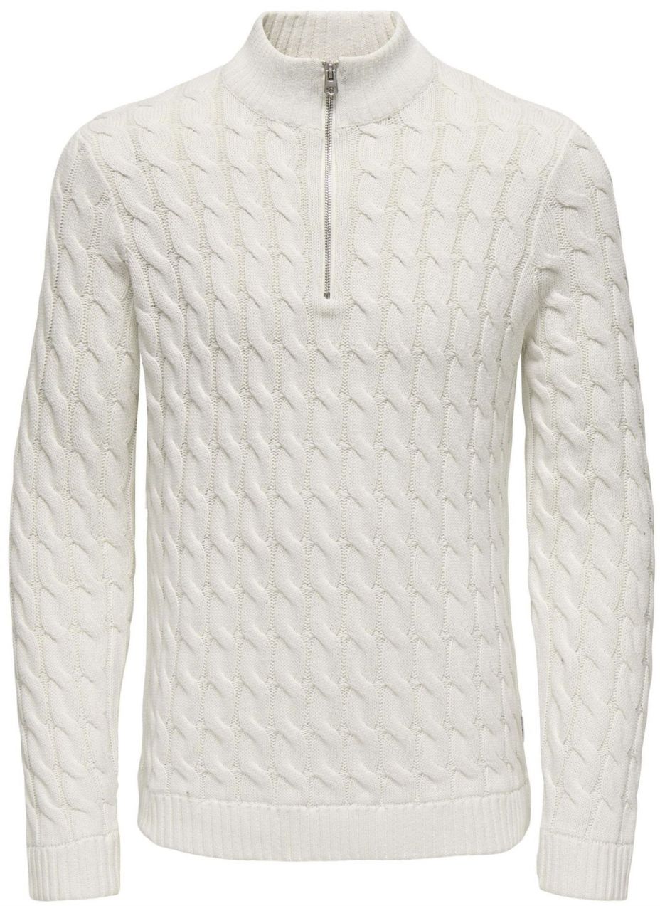 Only & Sons Sveter 'ONSKicker'  biela
