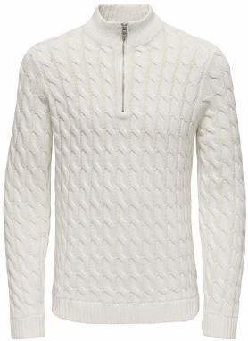 Only & Sons Sveter 'ONSKicker'  biela