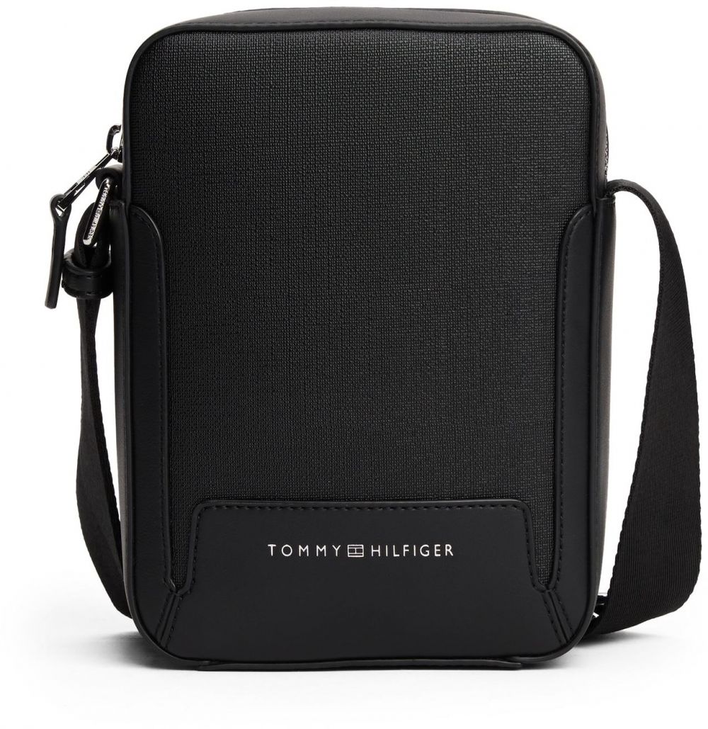TOMMY HILFIGER Taška cez rameno  čierna / biela