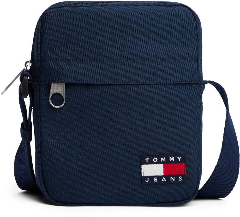 Tommy Jeans Taška cez rameno 'ESS'  námornícka modrá / červená / biela