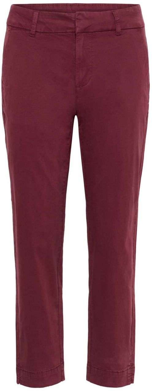 Kaffe Chino nohavice 'KAMette'  burgundská