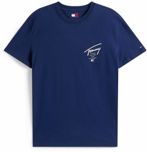 Tommy Jeans Tričko 'City'  námornícka modrá / biela