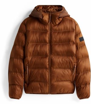 Tommy Jeans Prechodná bunda  hnedá