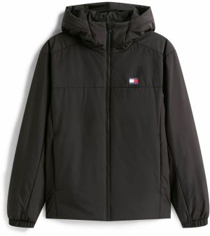 Tommy Jeans Prechodná bunda  čierna