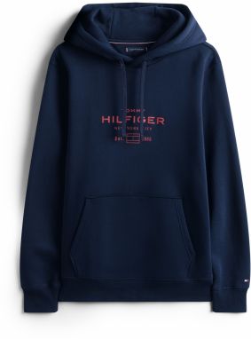 TOMMY HILFIGER Mikina  námornícka modrá / červená