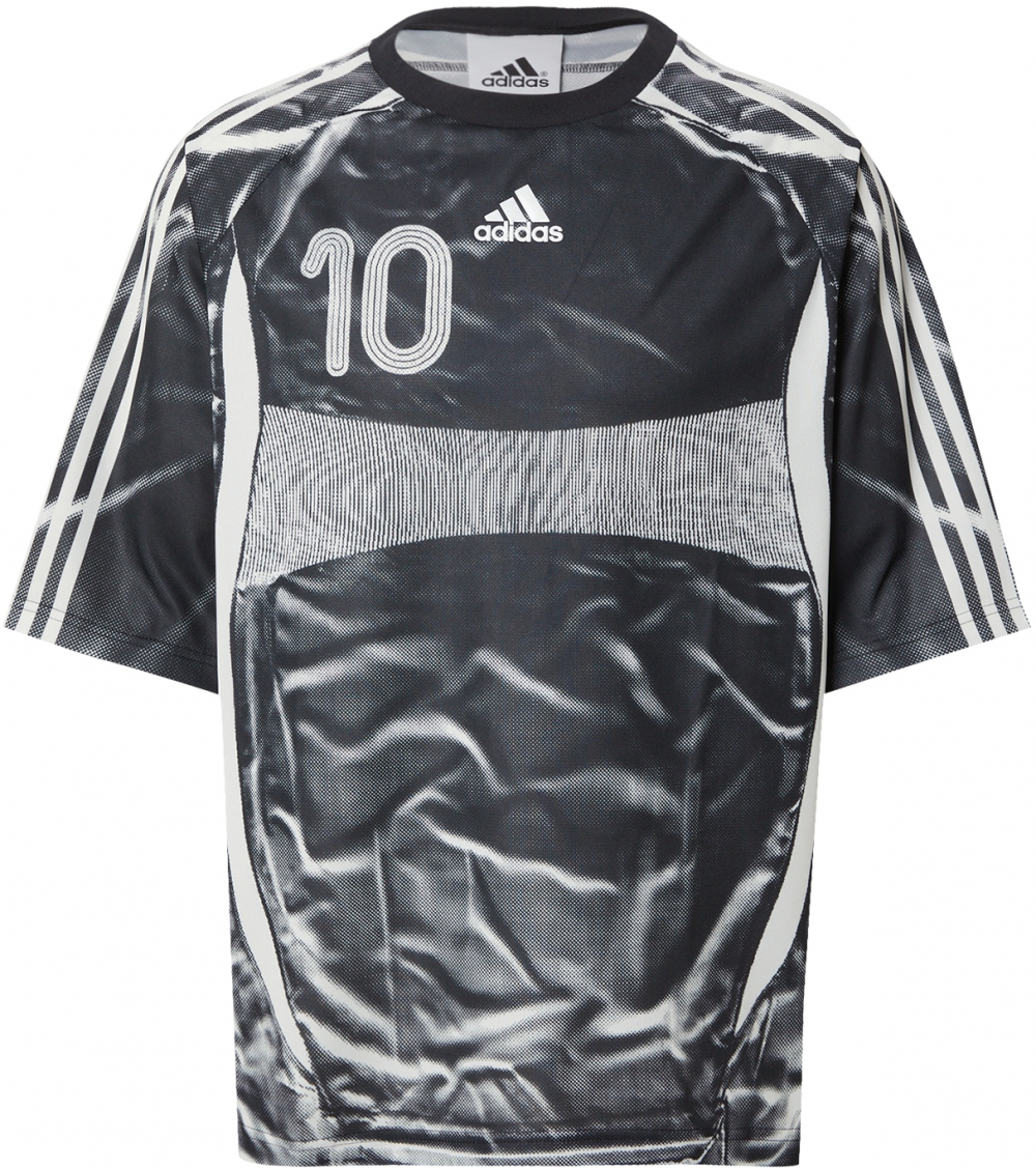 ADIDAS ORIGINALS Tričko 'Adilenium Season 4 Teamgeist'  čierna / šedobiela