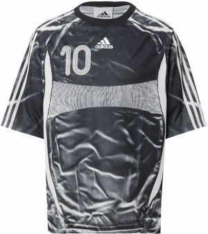 ADIDAS ORIGINALS Tričko 'Adilenium Season 4 Teamgeist'  čierna / šedobiela