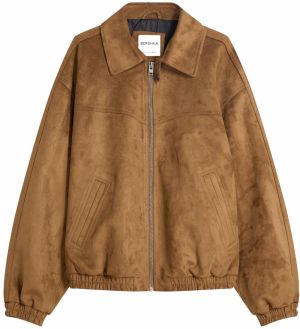 Bershka Prechodná bunda  piesková