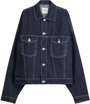 Bershka Prechodná bunda  námornícka modrá