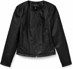 VERO MODA Prechodná bunda  čierna