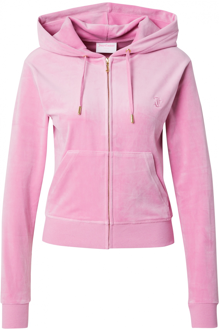 Juicy Couture Tepláková bunda 'Dach Addison'  ružová