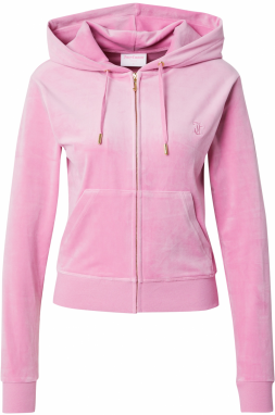 Juicy Couture Tepláková bunda 'Dach Addison'  ružová