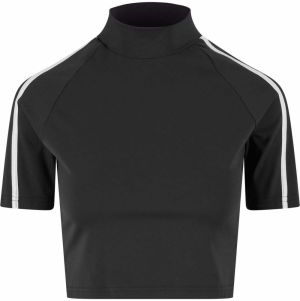 Urban Classics Tričko  čierna / biela