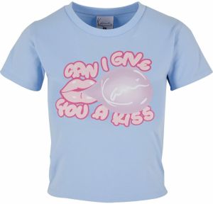 Karl Kani Tričko 'Bubblegum'  svetlomodrá / ružová