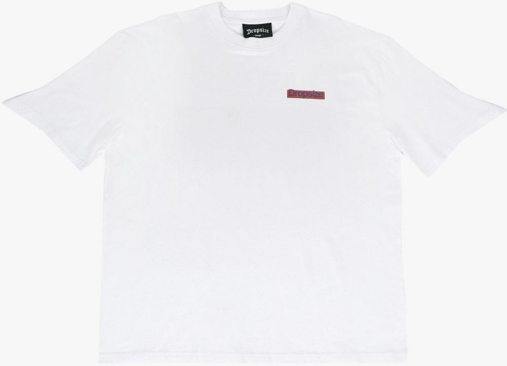 Dropsize Tričko  tmavomodrá / krvavo červená / biela