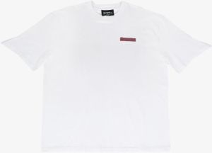 Dropsize Tričko  tmavomodrá / krvavo červená / biela