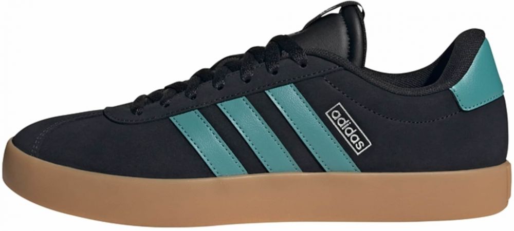 ADIDAS SPORTSWEAR Nízke tenisky 'VL Court 3.0'  striebornosivá / nefritová / čierna