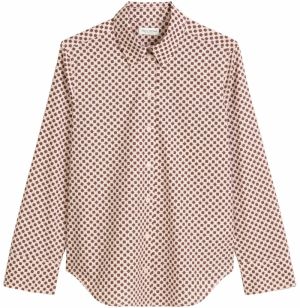 Marc O'Polo Blúzka  béžová / tmavohnedá / žltá