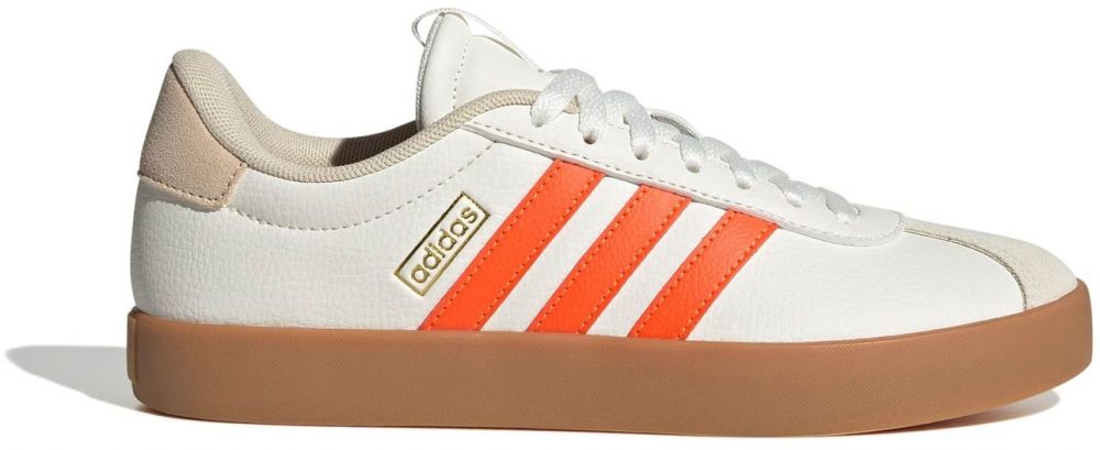 ADIDAS SPORTSWEAR Nízke tenisky 'VL Court 3.0'  béžová / zlatá / oranžová / biela