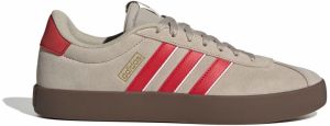 ADIDAS SPORTSWEAR Nízke tenisky 'VL Court 3.0'  béžová / červená