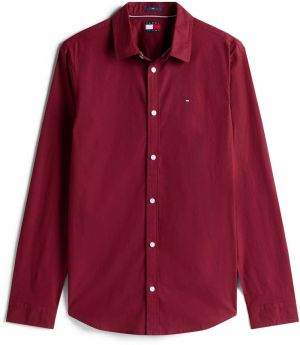 Tommy Jeans Košeľa  vínovo červená