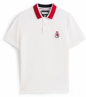 TOMMY HILFIGER Tričko  námornícka modrá / červená / biela