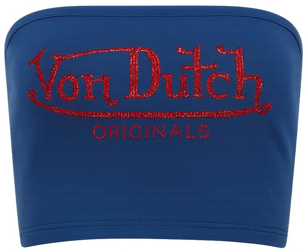 Von Dutch Originals Top 'Sway'  modrá / červená