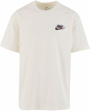 NIKE Tričko  svetlomodrá / hnedá / červená / biela ako vlna