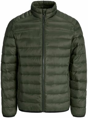 JACK & JONES Prechodná bunda 'JJEBRADLEY'  tmavozelená