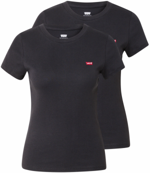 LEVI'S ® Tričko 'ESSENTIAL'  červená / čierna / biela