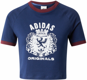 ADIDAS ORIGINALS Tričko  tmavomodrá / tmavočervená / biela