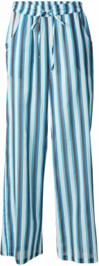 TOPSHOP Nohavice  azúrová / bordová / biela