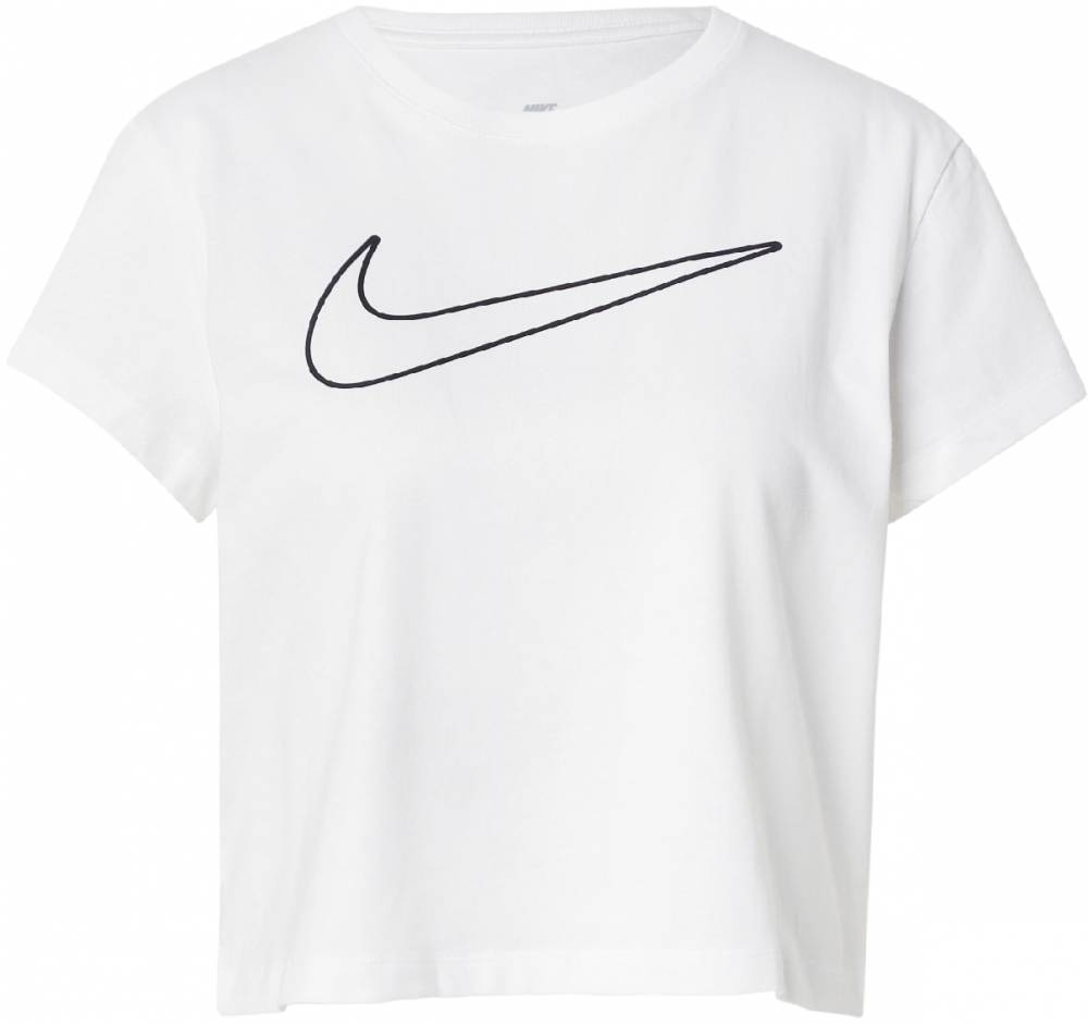 Nike Sportswear Tričko 'CLUB'  čierna / biela