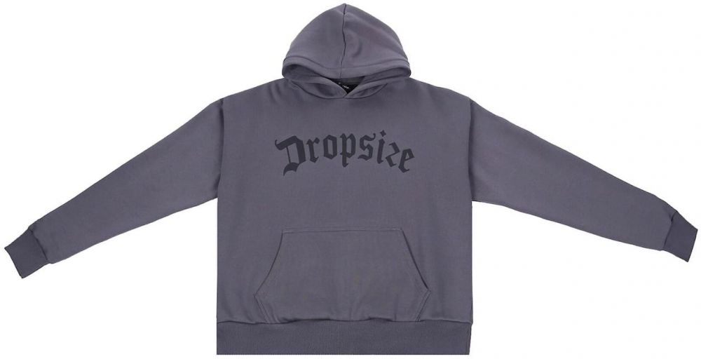 Dropsize Mikina  sivá / tmavosivá