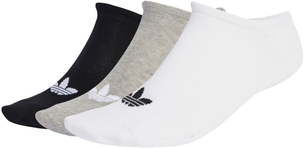 ADIDAS ORIGINALS Ponožky  sivá melírovaná / čierna / biela