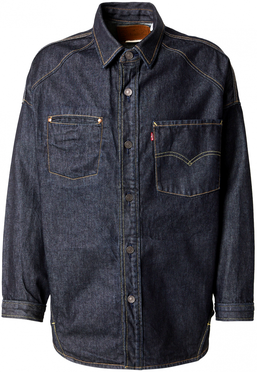 LEVI'S ® Prechodná bunda 'Twist Shacket'  tmavomodrá