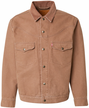LEVI'S ® Prechodná bunda 'Western Shorthorn Trucker Jacket'  hnedá