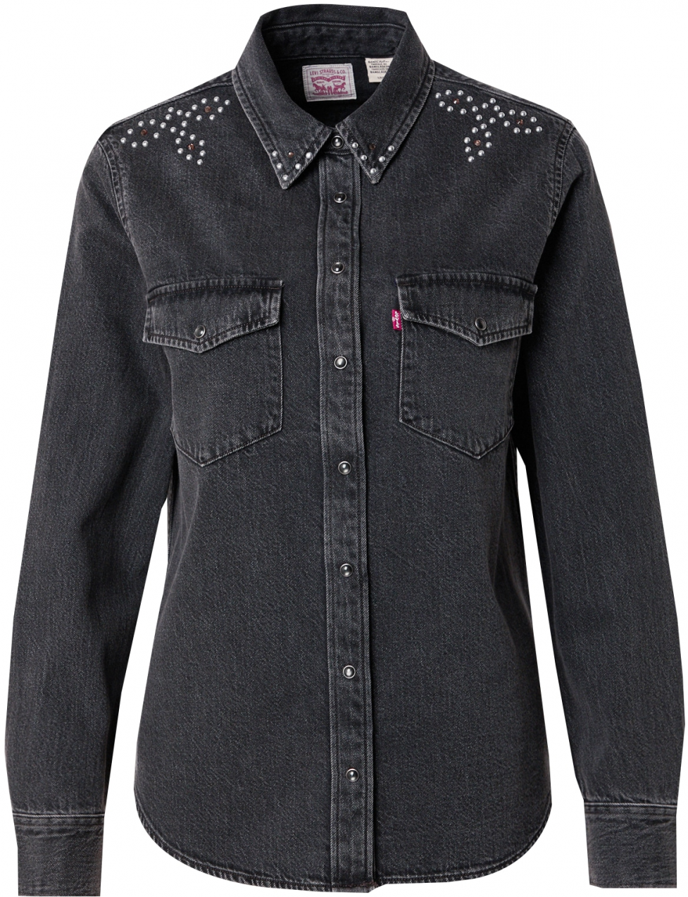 LEVI'S ® Blúzka 'Essential Western Shirt'  čierny denim