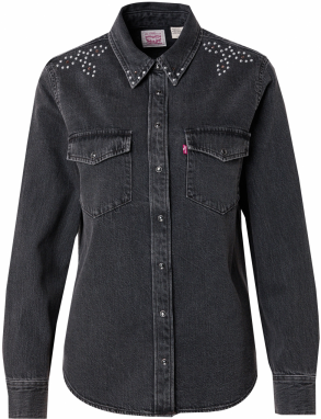 LEVI'S ® Blúzka 'Essential Western Shirt'  čierny denim