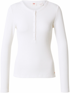 LEVI'S ® Tričko 'Dry Goods Waffle Henley'  biela