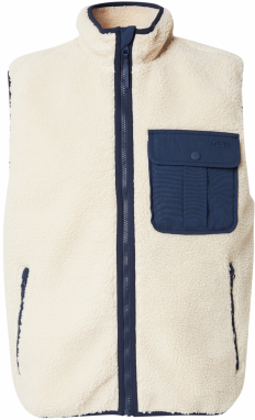LEVI'S ® Vesta 'Joonie Sherpa Vest'  tmavomodrá / biela ako vlna