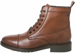JACK & JONES Šnurovacie čižmy 'JFWWENTWORTH'  koňaková