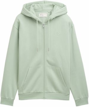 TOM TAILOR DENIM Tepláková bunda  mätová