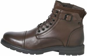 JACK & JONES Šnurovacie čižmy 'JFWCHATSWORTH'  hnedá