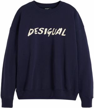 Desigual Mikina  modrá / biela