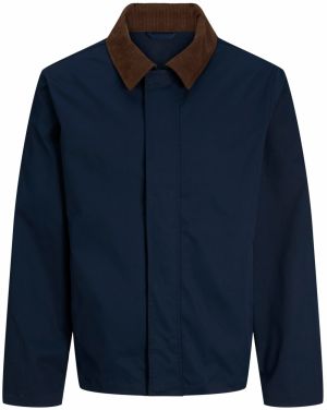 JACK & JONES Prechodná bunda 'JJWILLIAM'  námornícka modrá / karamelová