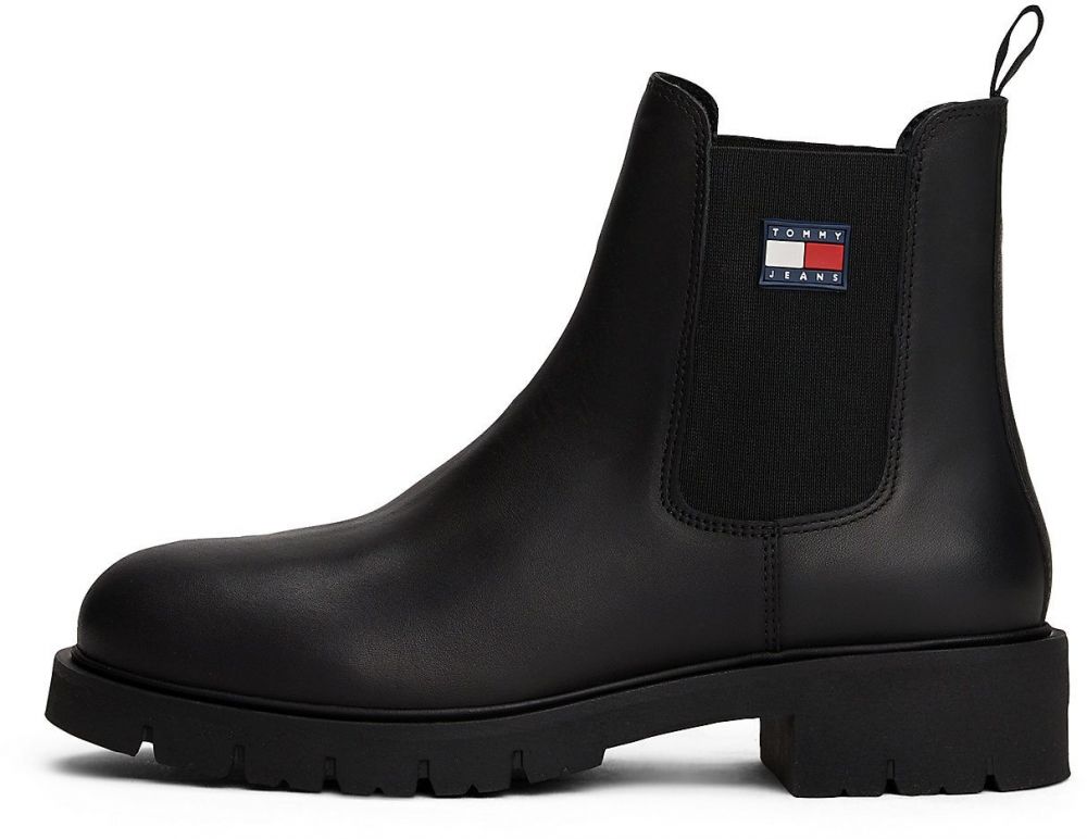 Tommy Jeans Chelsea čižmy  čierna