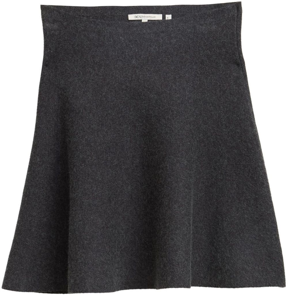 TOM TAILOR DENIM Sukňa  antracitová