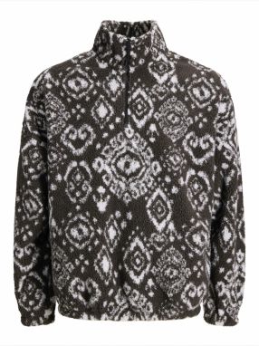 JACK & JONES Sveter 'JORPADDY'  antracitová / biela